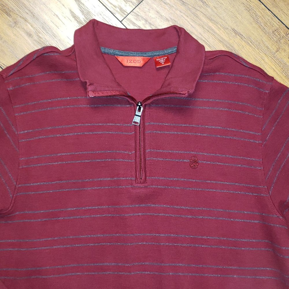 Men's L/S IZOD Polo Shirt Size Medium - Picture 5 of 6